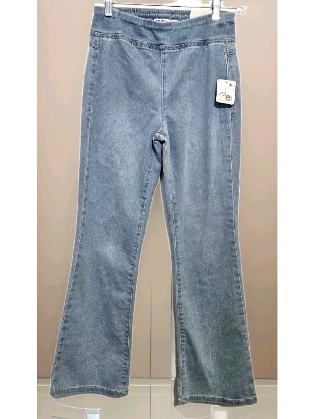 Free People Jeans We The Free In My Feelings Crop Boot Blue XS Pull-On Pant
